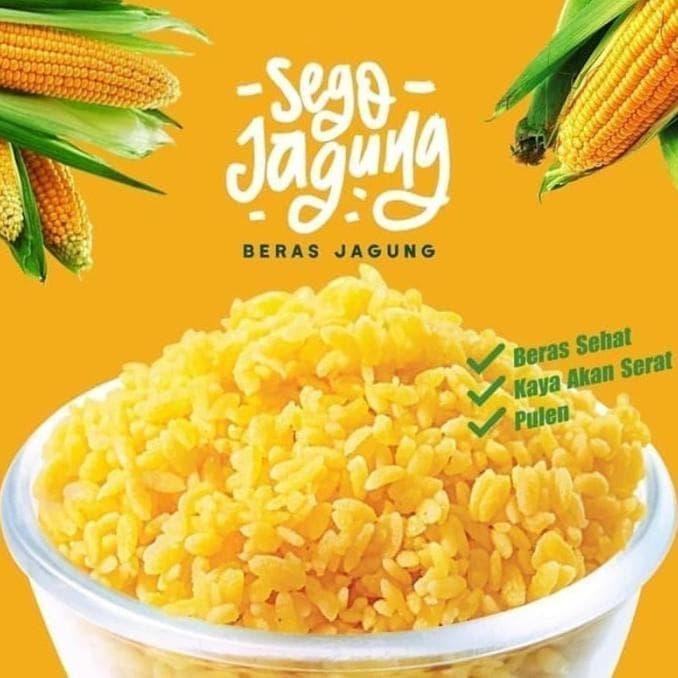 

Promo SEGO JAGUNG / BERAS JAGUNG / BERAS ORGANIK JAGUNG 700 GRAM
