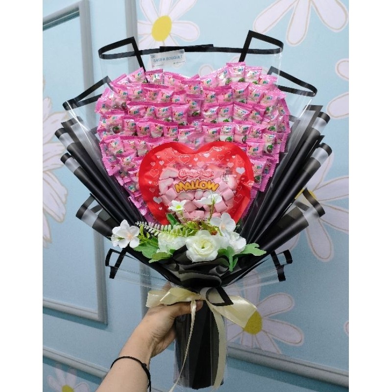 

Bouquet Permen Yupi Jumbo | Bucket Marshmallow | Birthday Gift Buket Hadiah Ulang Tahun Wisuda