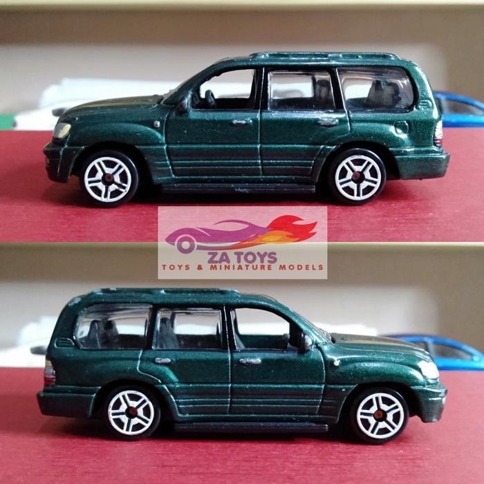 EX99... Diecast Toyota Land Cruiser Cygnus Hijau by Motormax Skala 64 Loose