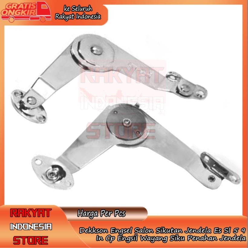 Dekkson Engsel Salon Sikutan Jendela Es Sl 5 9 In Cp Engsil Wayang Siku Penahan Jendela Window Stay 