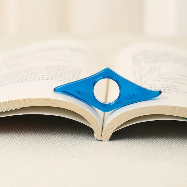 

1PC Reading Ring Resin Thumb Book Hold Acrylic Press Bookmark Press Book Reading Aid Book Reader Accessories bookmarks for books