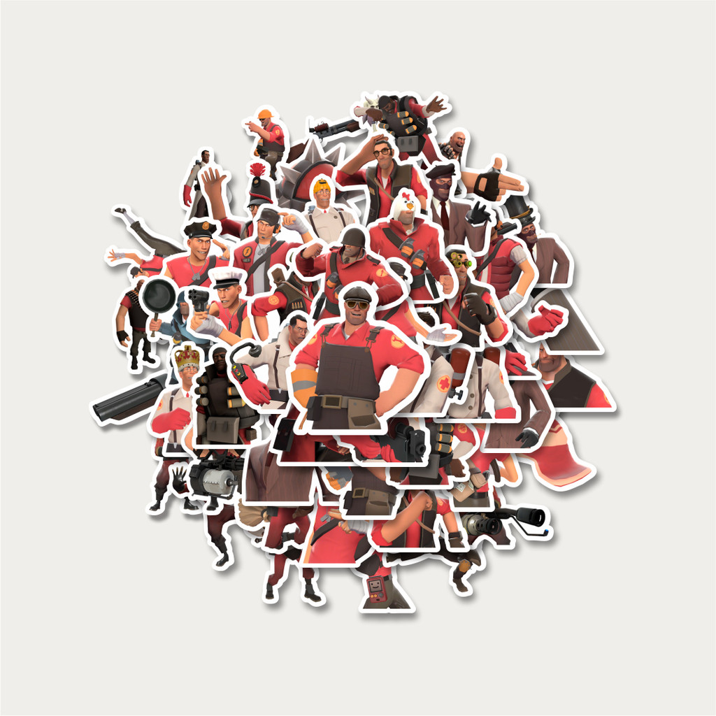 

Sticker Pack Stiker Game Series Team Fortres Character V3 | Sticker TUMBLR | Stiker LAPTOP KOPER HELM