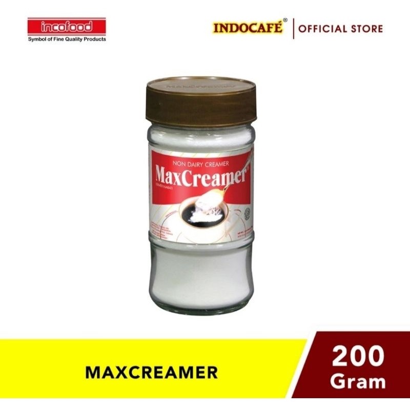 

INDOCAFE MAX CREAMER 200gr JAR STOPLES