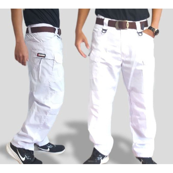 Celana Tactical PDL Putih Panjang
