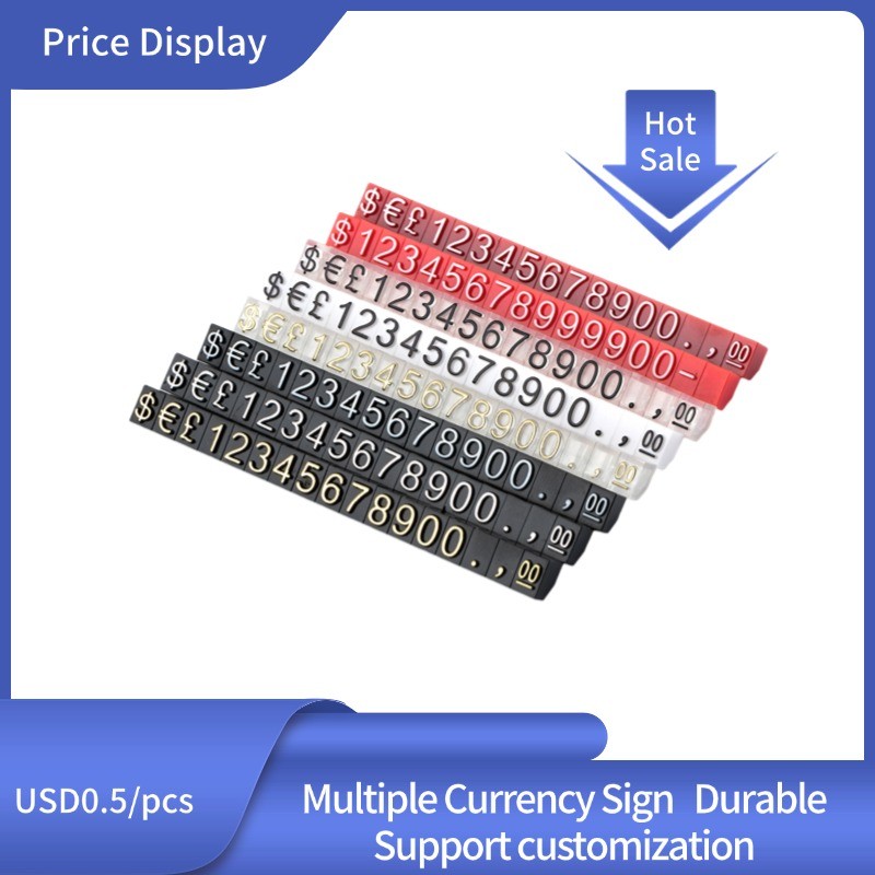 

1Set Numerals price tag cube Numerals price tag Number Digits Tag Sia Watch Jewelries Pop Pricing Display Stand