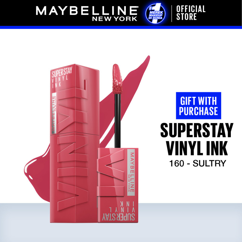 (FREE GIFT - DO NOT ORDER) MAYBELLINE OFFICIAL GWP Vinyl Ink 160 Sultry