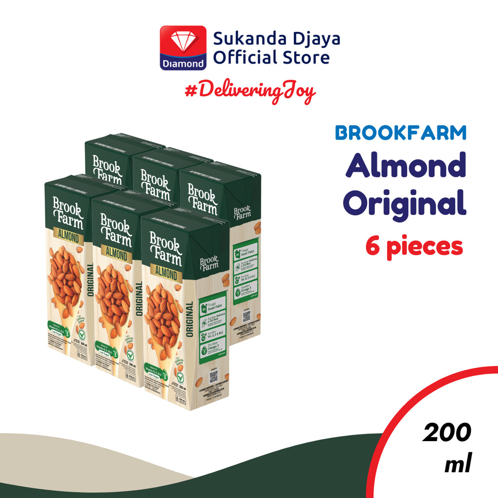 

Brookfarm Susu Almond Original 200 Ml [6 Pcs]
