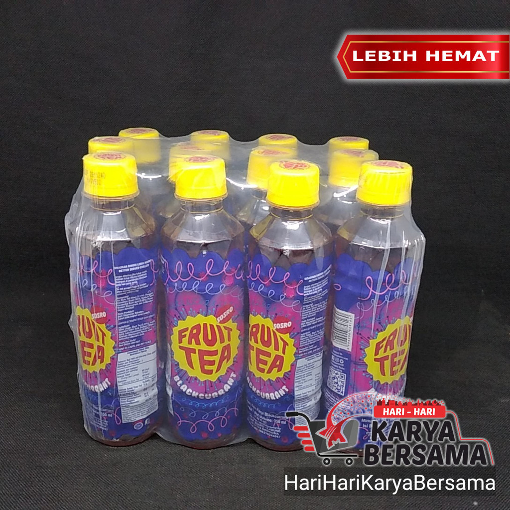 

MINUMAN RINGAN TEH FRUIT TEA BLACKCURRANT BLACK CURRANT PACK ISI 12'S X 350ML