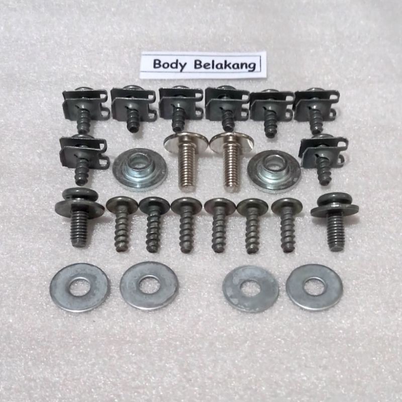 Baut Full Set Cover Bodi Body Belakang Yamaha Fino 115 PGM-FI termurah