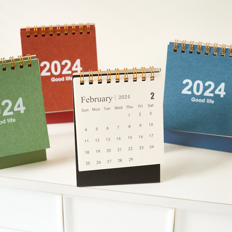 

2025 English Mini Desk Calendar Creative Office Decoration Desktop Calendar Daily Memo Calendar Learning Planner