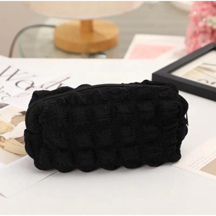 

Sale CRUMPLED PENCIL CASE KOTAK PENSIL SEKOLAH KOREAN STYLE KEKINIAN TAS POUCH MAKEUP WANITA TRENDY - CRUMPLED - BLACK Tbk