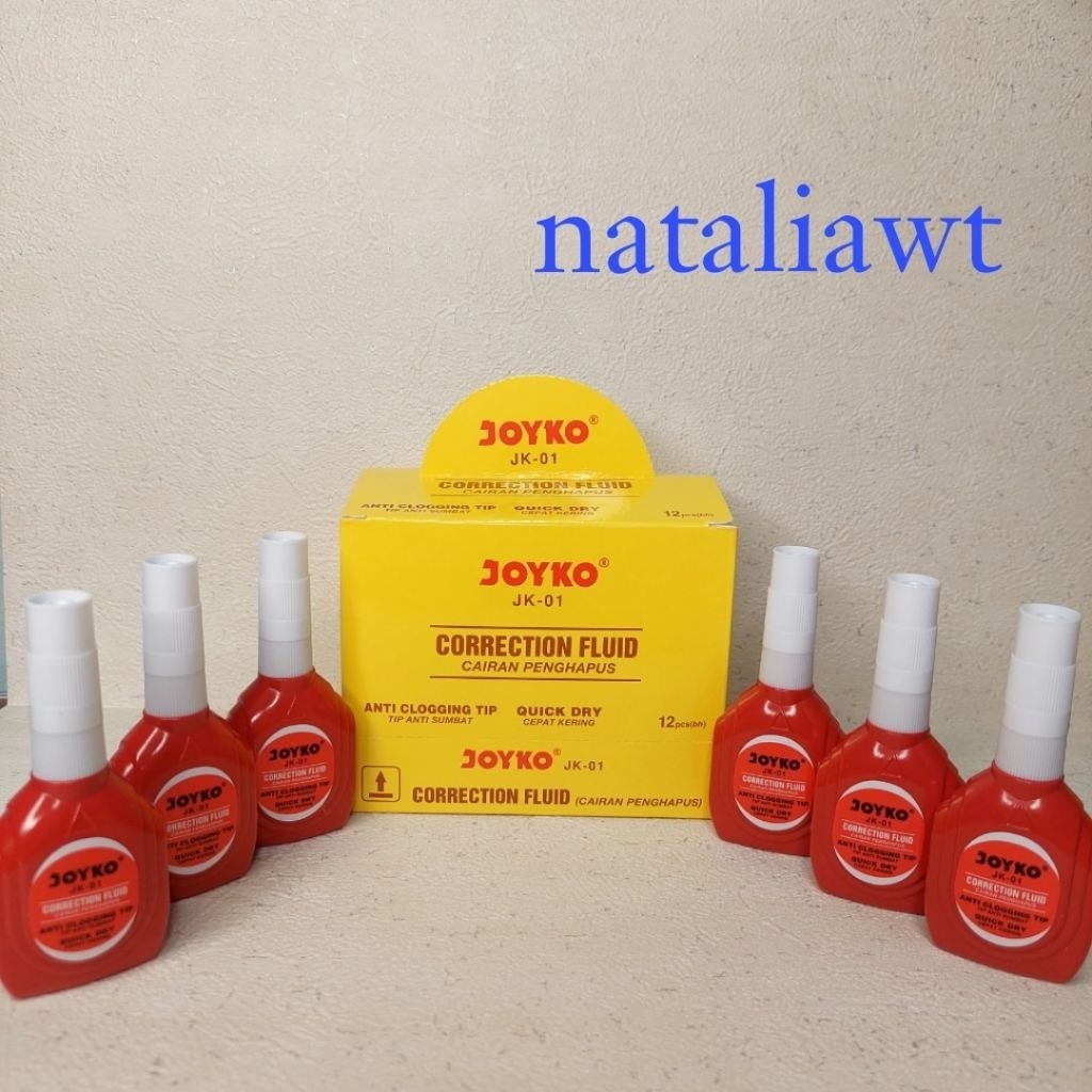 

TIPEX MERAH JK-01 JOYKO/ perpak isi 12