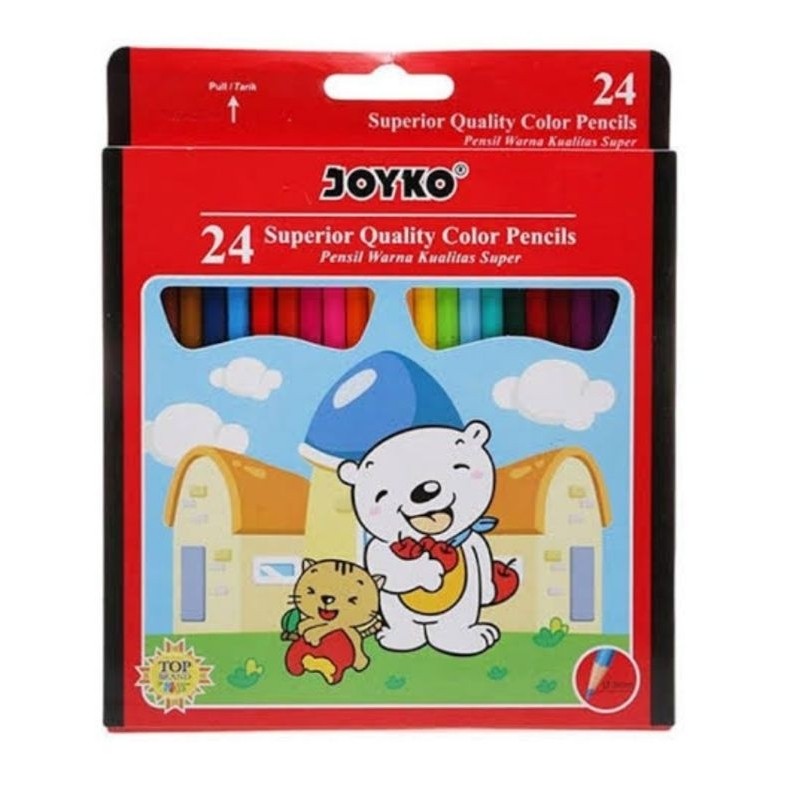 

( 6 Set ) Pensil Warna Joyko 24w CP-24PB