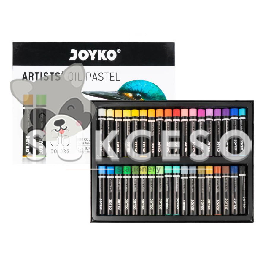 Joyko Artist Oil Pastel OP-36ART Krayon Mewarnai 36 Warna High Pigment Premium