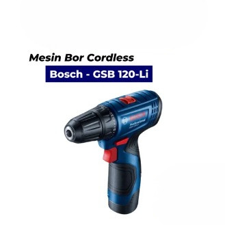Mesin Bor Baterai / Bor Cordless Drill Bosch GSB-120 Li