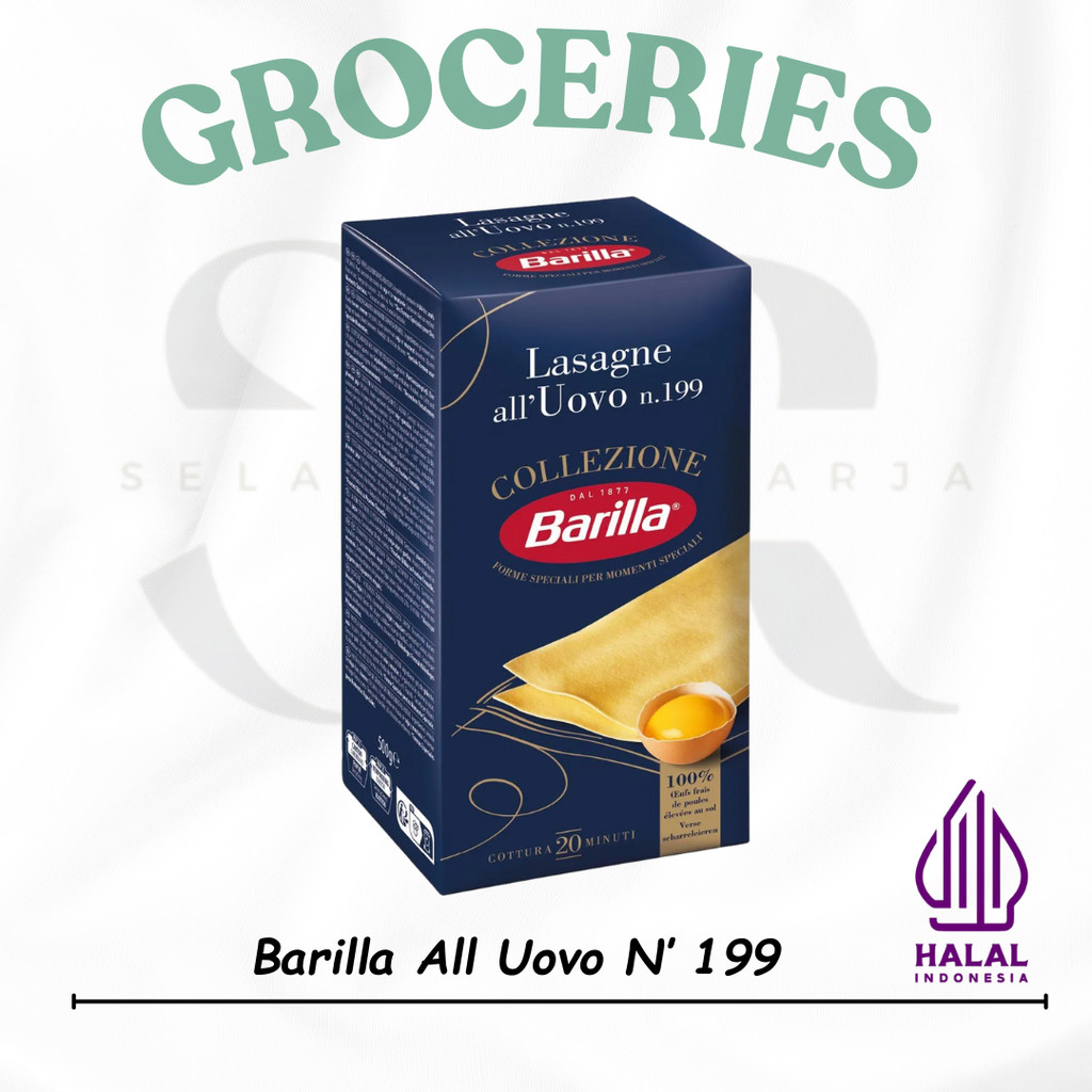 

Barilla Lasagna All’Uovo Pasta 500g