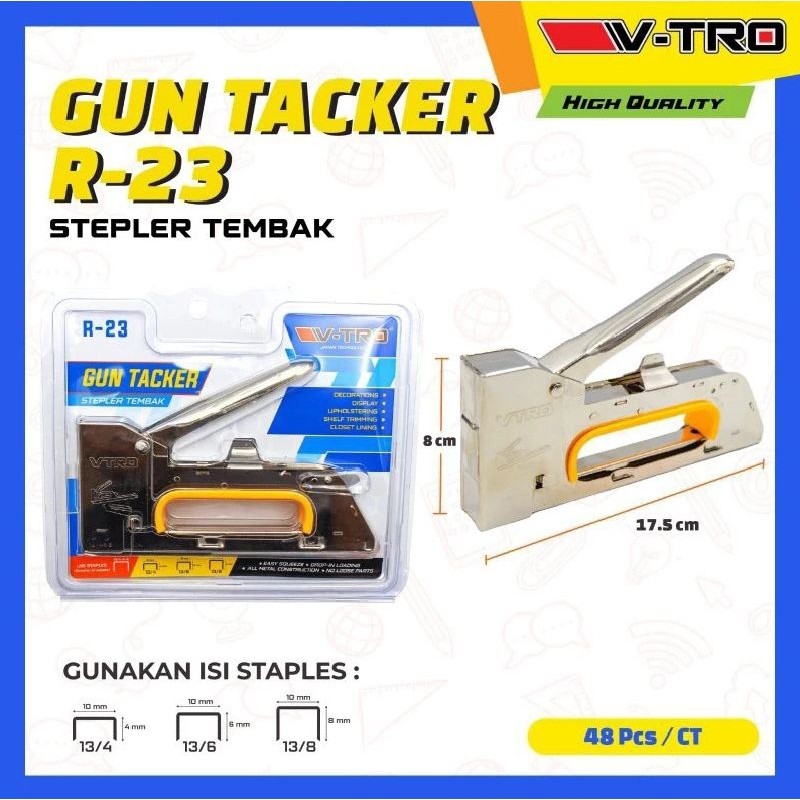 

Stapler Tembak/Gun tacker V-tro R-23 ( 1pcs )