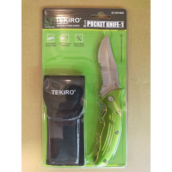 Tekiro Pisau Lipat Stainless -1 besar / Pocket Knife - 1 GT-PK1826