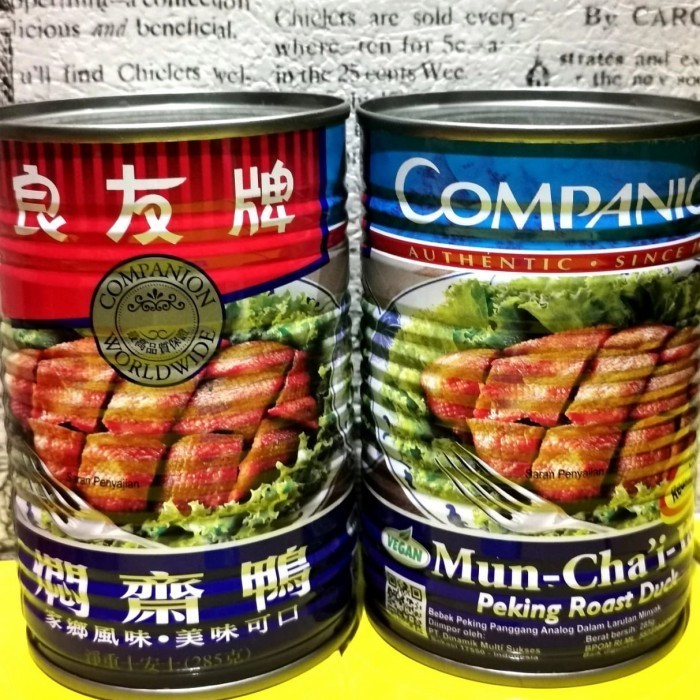 

Companion Vegetarian Mock Duck 285gr Mun Chai Ya / Vegan Food