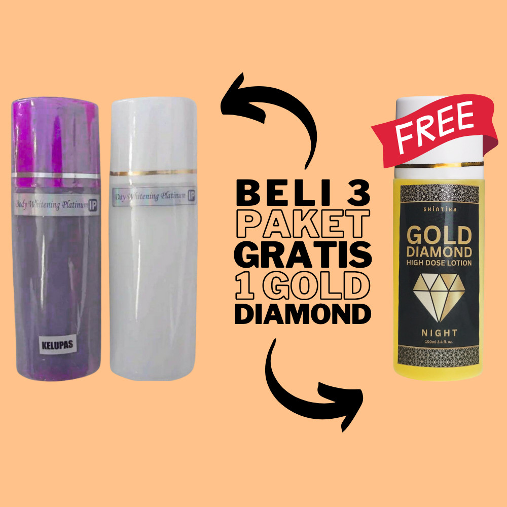 (redy stok)Paket HB Kelupas Ungu Platinum Original IP Isi Lotion Malam dan Siang bpom
