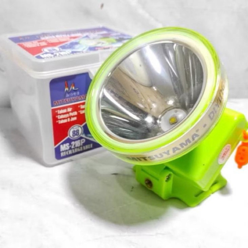 Bisa COD Senter Selam Diving 80 Watt Super Terang Senter Kepala Mitsuyama Anti air Terang