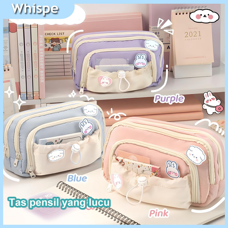 

Kotak Pensil Lucu Dengan Tali Serut Ganda Yang Lucu Dan Baru, Kotak Pensil Berkapasitas Besar, Sederhana, Dan Bernilai Tinggi