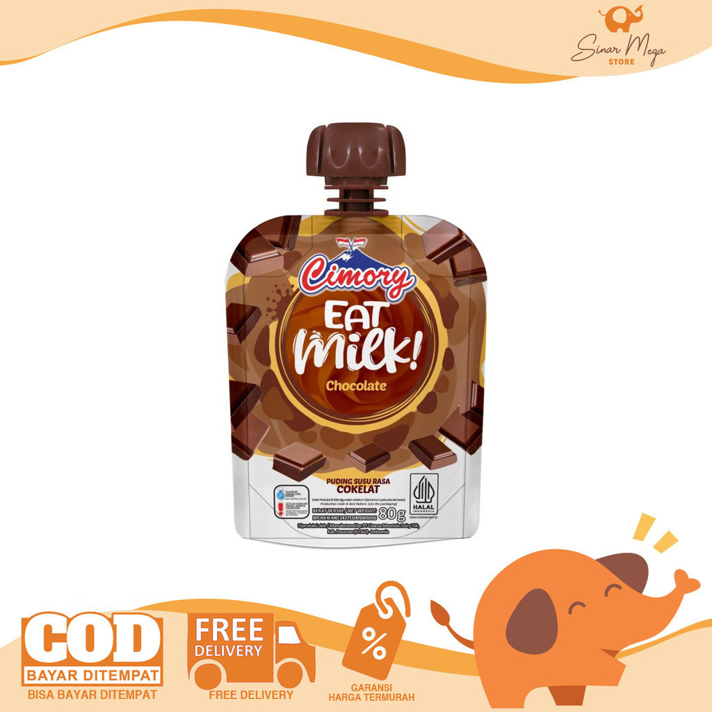 

Cimory Eat Milk Krim Susu 80g | Puding Susu Lunak | Cimory Puding
