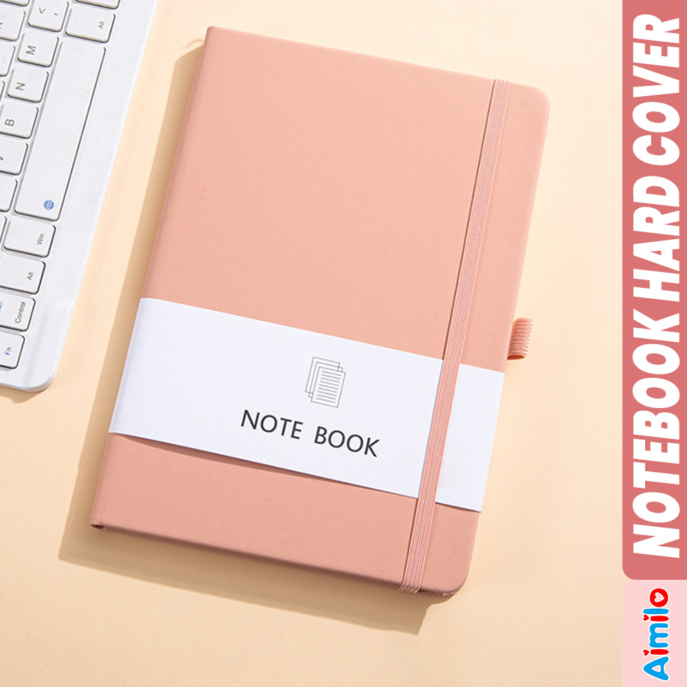 

Aimilo - Buku Tulis A5 Hard Cover 100 Lembar Notebook Aesthetic Hardcover Catatan Sekolah Kuliah