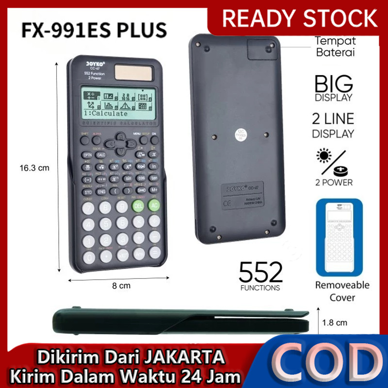 

Calculator Kalkulator Joyko CC-67 Scientific 552 Functions