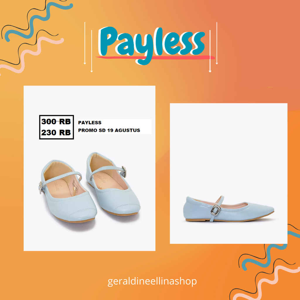 Flat shoes wanita seri CHRISSIE ARABEL MJ  PAYLESS 100% ori