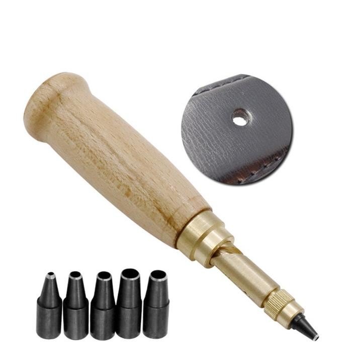 

Pahat Plong Pembolong Kulit Gesper Strap Leather Tool 1.5 mm - 4 mm