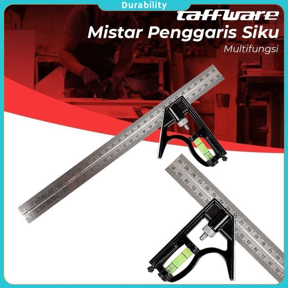 

Taffware Mistar Penggaris Siku Adjustable Angle Ruler Waterpass 305mm - ZEAST