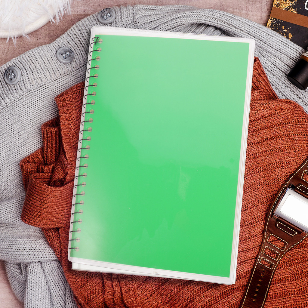 

2pcs PVC Protective Book Covers Transparent Film for A5 Notebooks Waterproof Anti-Scratch Plastic Cover for Students