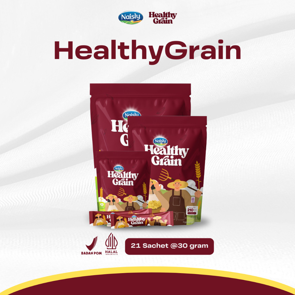 

HealthyGrain Multigrain Sehat Untuk Mengontrol Tekanan Darah & Menurunkan Hipertensi 3 Pouch