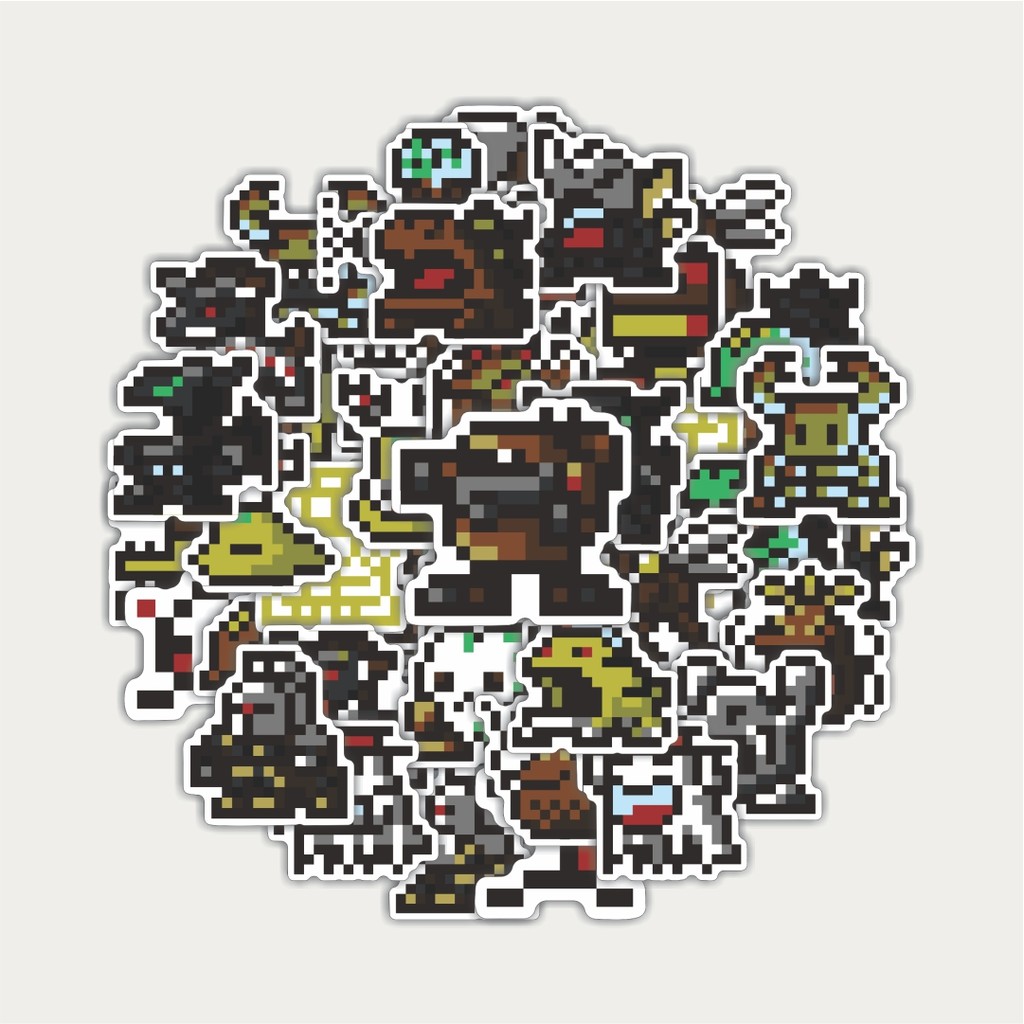 

Sticker Pack Stiker Pixel Digimon V41 | Sticker TUMBLR | Stiker LAPTOP KOPER HELM