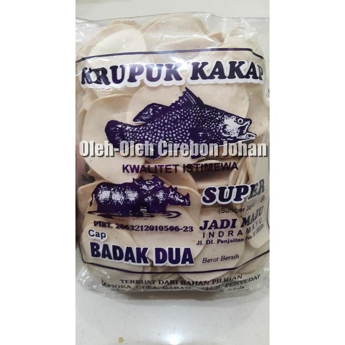 

Krupuk Udang/Ikan cap Badak Dua Ukuran Sedang - Udang Terlaris