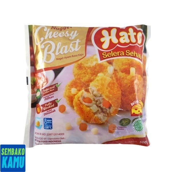 

Hato Chicken Cheesy Blast 500 gr - Nugget