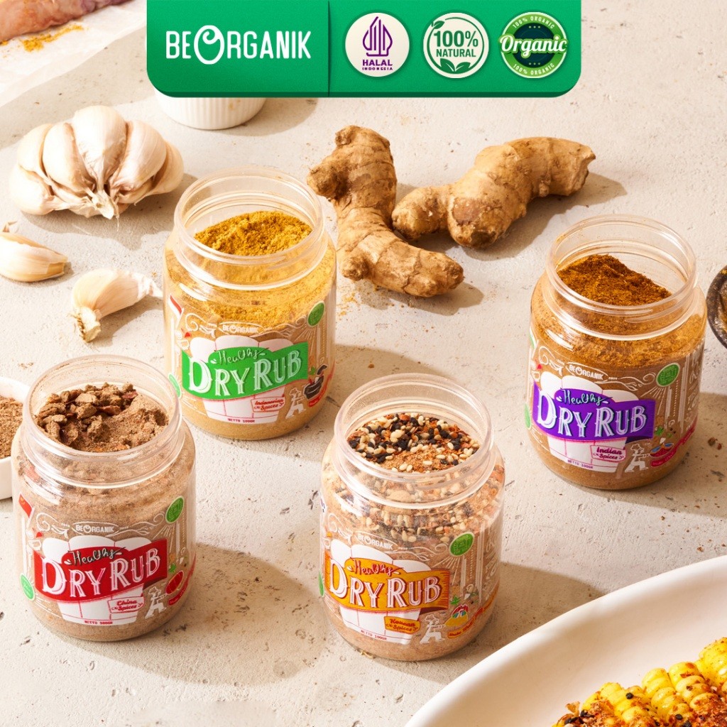 

New DRY RUB Healthy Beorganik / Bumbu marinasi zero kalori & Non MSGPremium