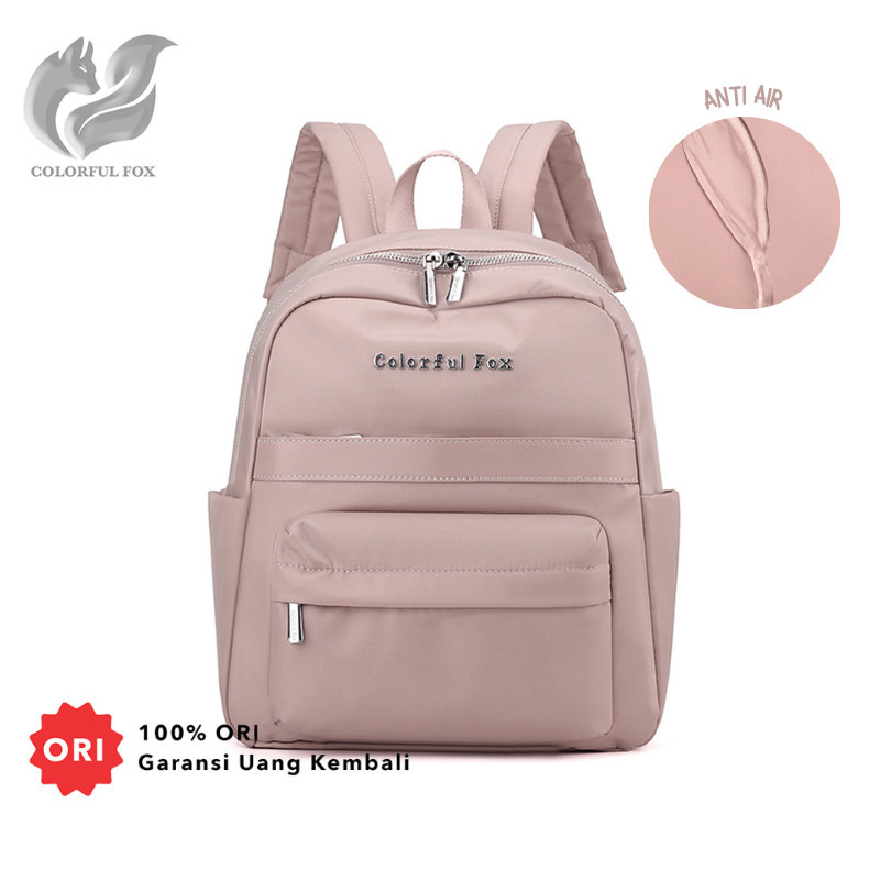 COLORFUL FOX 2372 Tas Ransel Wanita Backpack Wanita Remaja Tas Anti Air