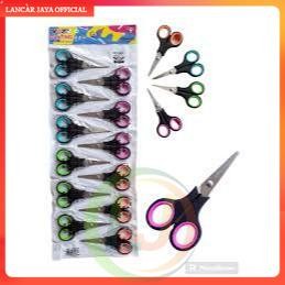 

[ATK] GUNTING RENTENGAN ISI 12 PCS | GUNTING RENCENG KECIL | GUNTING SUPER TAJAM GAGANG HITAM