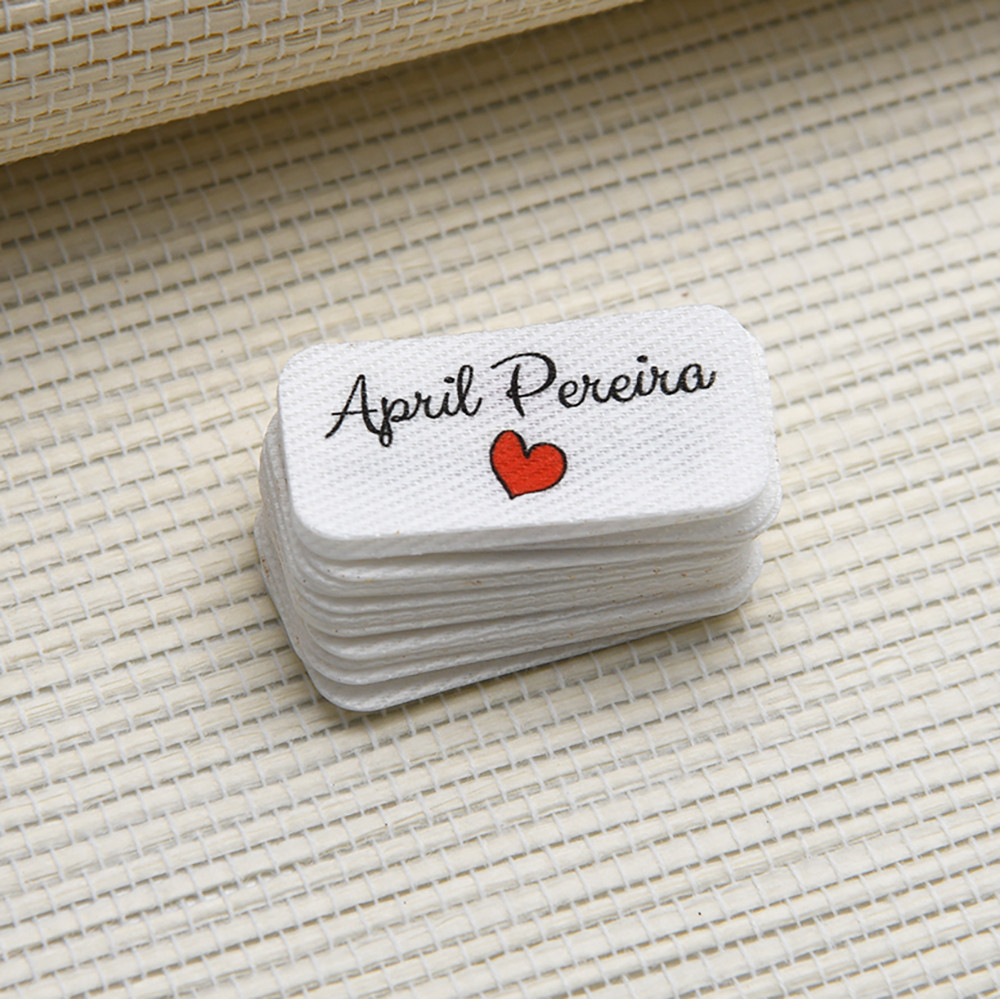

Custom Cotton Labels - Iron On & Sew On, 30x15mm 108Pcs/Set for Clothing, DIY Crafts - Personalized for Handicraft Lovers