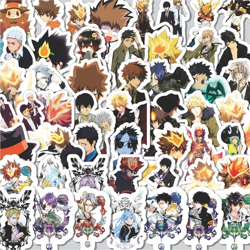 

Stiker Cutting Pack Stiker Anime Series Reborn Karakter Mix 4 Isi 100Pcs Series Aesthetic Lucu Keren Untuk Koper Bahan Vynil