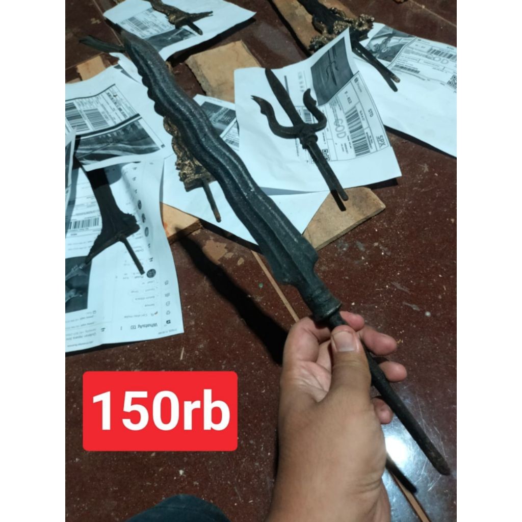 tombak Klewer sempono Keleng termurah dari Wesi aji ori sepuh Majapahit