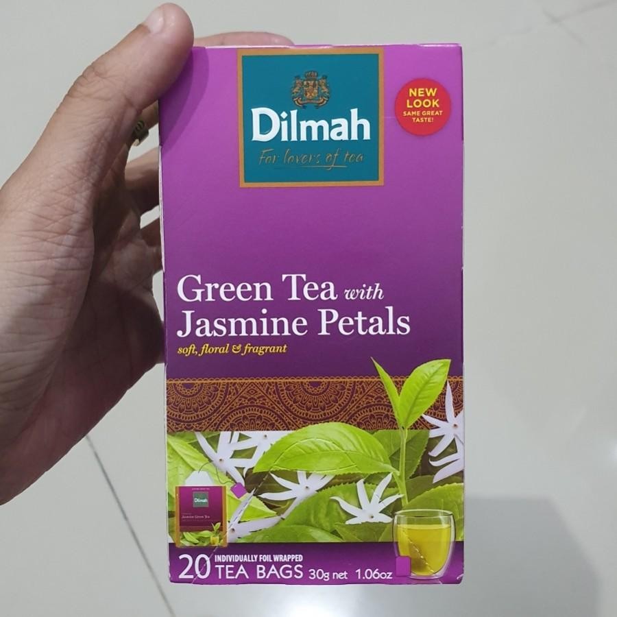 

Dilmah Green Tea with Jasmine Petals Teh Celup Import ( 20 Bags )