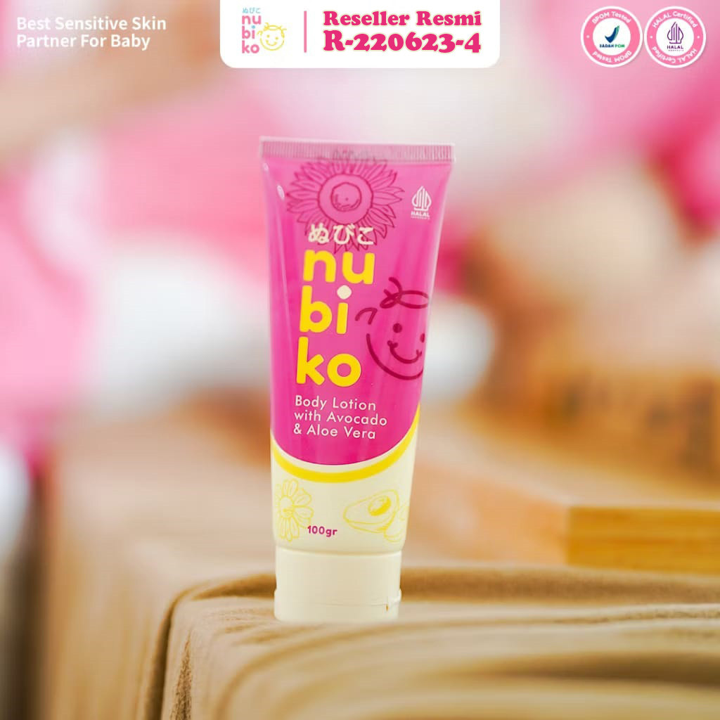 NUBIKO Hand Body Lotion With Avocado Aloe Vera Pelembab Kulit Anak & Bayi 100gr hand body anak bayi