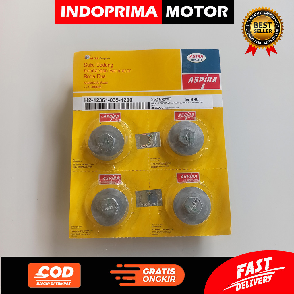 1 PCS ASPIRA TUTUP KLEP GRAND. LEGENDA SUPRA X. SUPRA FIT. REVO LAMA