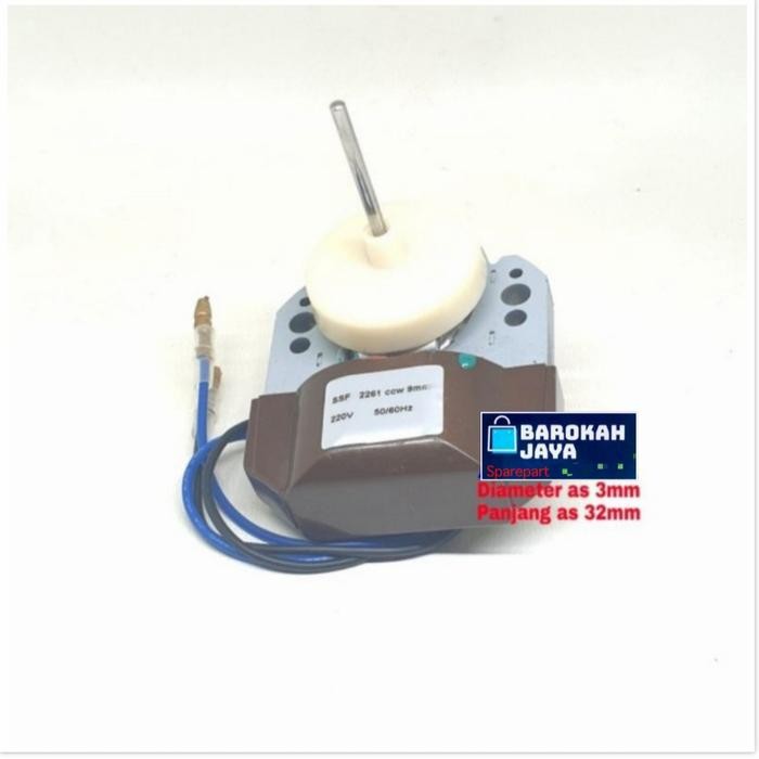 Fan Motor Kulkas 2261 Model Sharp/Dinamo Fan Blower Showcase/Sokes