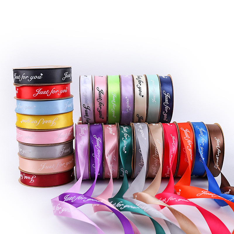 

[1 gulung 30 yard] HANYA UNTUK ANDA pita lebar 1 cm/pita hadiah/pita buket/pita keranjang hadiah impor premium/pita bunga/pita dekorasi buket