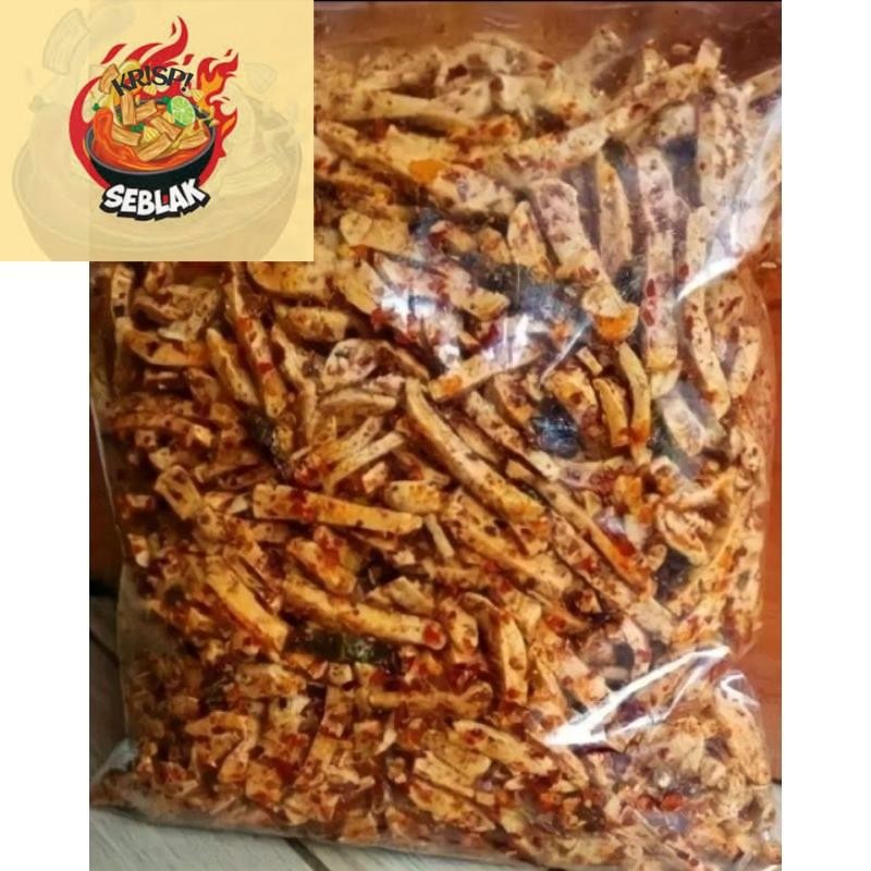 

Seblak krispi Basreng pedas Daun Jeruk isi 1kg Seblak