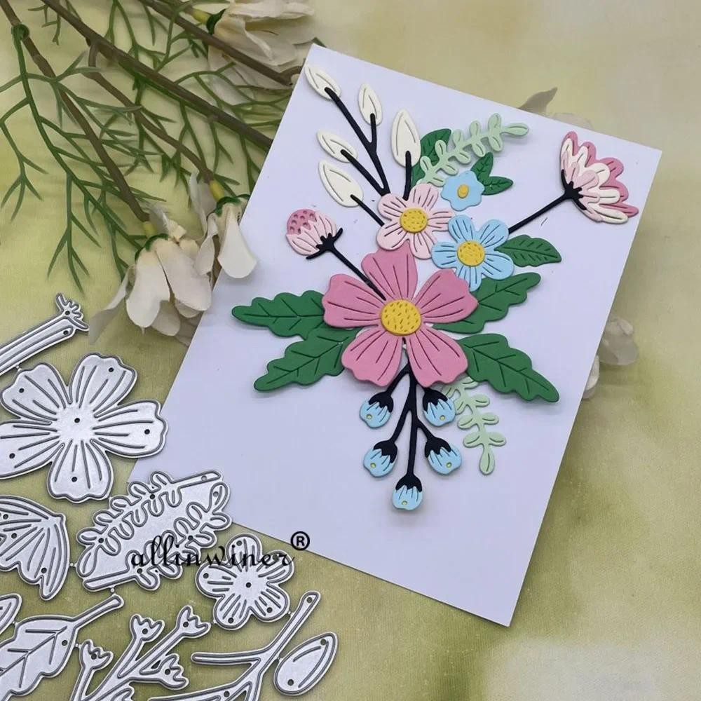 

Flower leaf decoration Metal Cutting Dies Stencils Die Cut for DIY Scrapbooking Album Paper Card Embossing